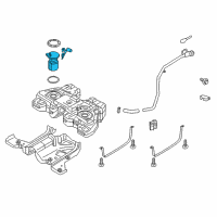 OEM Ford Edge Fuel Pump Diagram - F2GZ-9H307-H