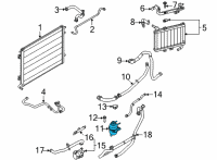 OEM Ford Mustang Auxiliary Reservoir Diagram - KR3Z-8A080-B