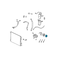 OEM Ford Taurus Clutch Plate & Hub Assembly Diagram - 8L3Z-19D786-A
