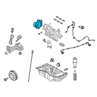 OEM Ford Freestyle Intake Manifold Seal Diagram - 1X4Z-9E936-AA