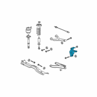 OEM Ford Expedition Knuckle Diagram - 6L1Z-5A968-A