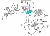 OEM Ford E-150 Valve Cover Gasket Diagram - 4C3Z-6584-CA