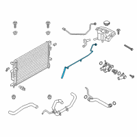 OEM Lincoln MKZ Water Hose Diagram - DP5Z-8063-A