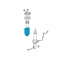 OEM Ford Expedition Coil Spring Diagram - JL1Z-5560-A
