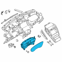 OEM Lincoln MKZ Cluster Assembly Diagram - EP5Z-10849-CA