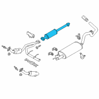 OEM Ford F-150 Front Pipe Diagram - GL3Z-5A212-B