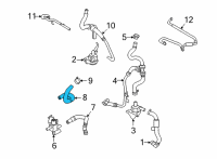 OEM Lincoln Aviator Outlet Hose Diagram - L1MZ-8A577-A