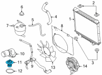 OEM Ford F-250 Super Duty Thermostat Diagram - LC3Z-8575-A