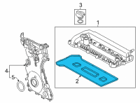 OEM Ford Escape GASKET Diagram - LX6Z-6584-A