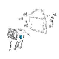 OEM Lincoln LS Latch Assembly Diagram - 3W4Z-5421813-AA