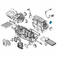 OEM Mercury Adjust Motor Diagram - AA5Z-19E616-A