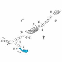 OEM Ford Expedition Catalytic Converter Diagram - JL7Z-5E212-R