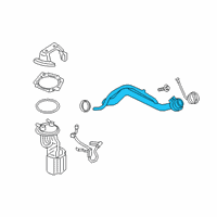 OEM Ford Filler Pipe Diagram - HC3Z-9034-D