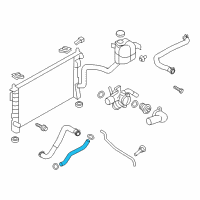 OEM Lincoln Hose Diagram - AT4Z-8A505-A