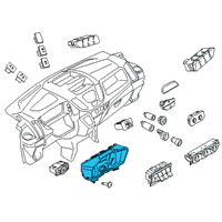 OEM Ford Cluster Diagram - CK4Z-10849-P