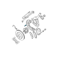 OEM Ford Ranger Wheel Bolt Diagram - XL2Z-1107-AA