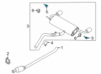 OEM Ford Escape SUPPORT Diagram - LX6Z-5277-A
