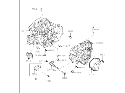 Ford AE5Z-7002-A Transaxle Assembly
