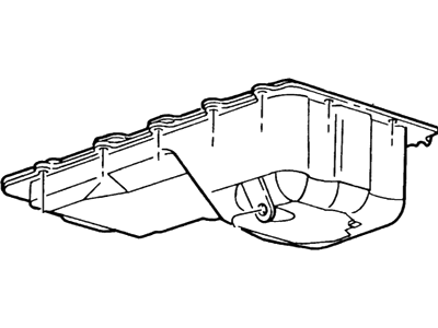 Ford XL3Z-6675-AA Oil Pan