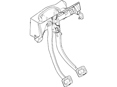 Ford 6L3Z-2455-CA Pedal Assembly - Brake
