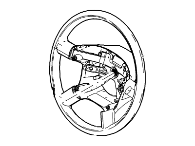 Ford 6L2Z-3600-AE Steering Wheel Assembly