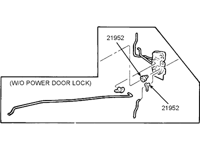 Ford F8CZ-6321812-AA Latch Assembly