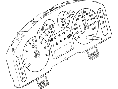Ford 5F9Z-10849-MB Instrument Cluster