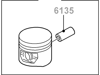 Ford 6L3Z-6108-A Piston And Pin Assembly