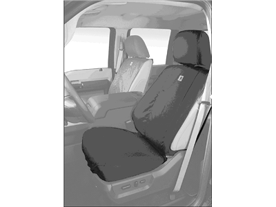 Ford VBC1Z-61600D20-C Carhartt Seat Covers by Covercraft - Brown, Front Seat
