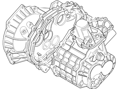 Ford 1S7V-7005-AA Transaxle Case Assembly