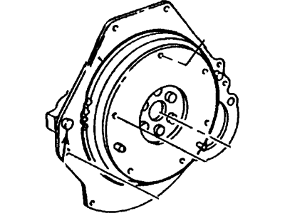 Ford F3LY-6375-A Flywheel Assembly