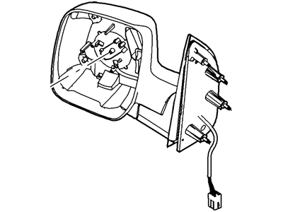 Ford AC2Z-17682-AACP Mirror Assembly - Rear View Outer