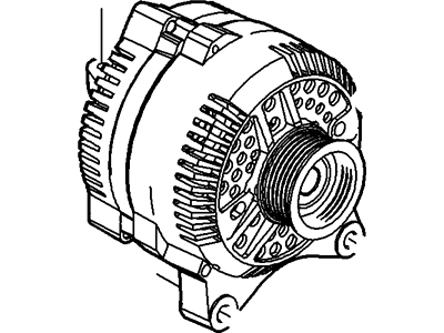 Ford 7C2Z-10346-AA Alternator Assembly
