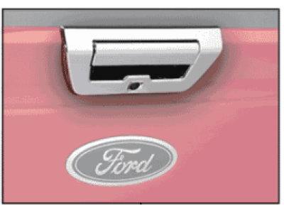 Ford VFL3Z-1522404-C Tailgate Latch Trim;Chrome, Handle and Bezel, Manual Latch
