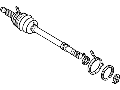 Ford E92Z3B436A Axle Assembly