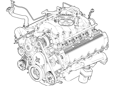 Ford 4C2Z-6007-KA Engine Assembly