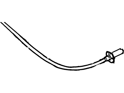 Ford F87Z-9A758-BC Throttle Control Cable Assembly