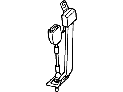 Ford 2L3Z-1860045-AAA Seat Belt Assembly