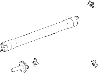 Ford 8C2Z-4602-A Drive Shaft Assembly