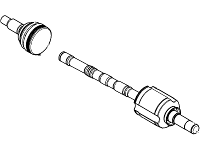 Ford DT4Z-3A428-A Front Axle Shaft