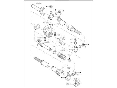 Ford 7L3Z-4R602-G Drive Shaft Assembly