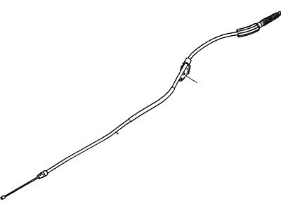 Ford 8L2Z-2A635-B Rear Cable