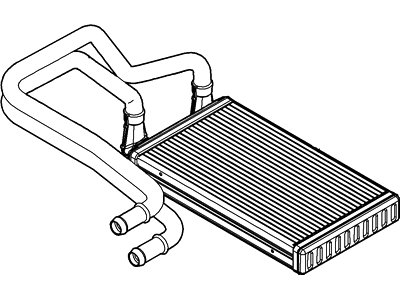 Ford AA5Z-18476-A Radiator And Seal Assy - Heater