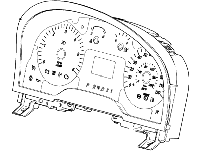Ford 6F2Z-10849-AA Instrument Cluster