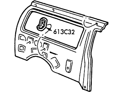 Ford 3C2Z-1527864-BA Panel Assembly - Body Side Inner