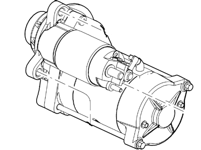 Ford 7C3Z-11002-AA Starter Motor Assembly
