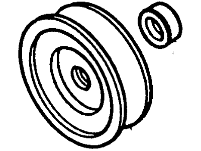 Ford E7LZ-10344-A Pulley