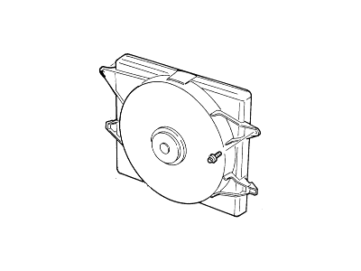 Ford F3LY-8C607-A Fan And Motor Assembly