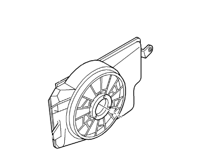 Ford 3R3Z-8C607-CA Fan And Motor Assembly
