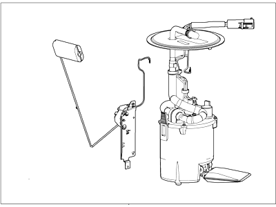 Ford 9L8Z-9H307-B Sender And Pump Assembly